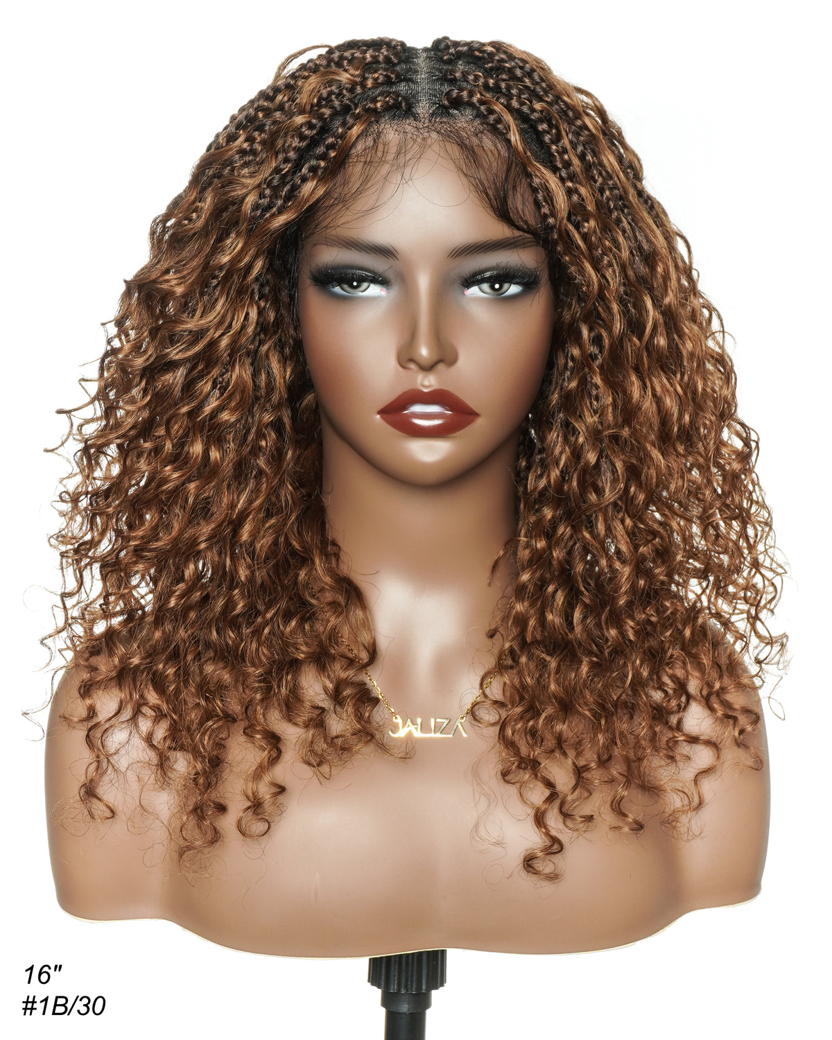 Perruque tressée en cheveux naturels, sans colle, 16 pouces, HD pré-coupée, entièrement en dentelle élastique, légère, prête à l'emploi, tresses bohèmes en boîte.