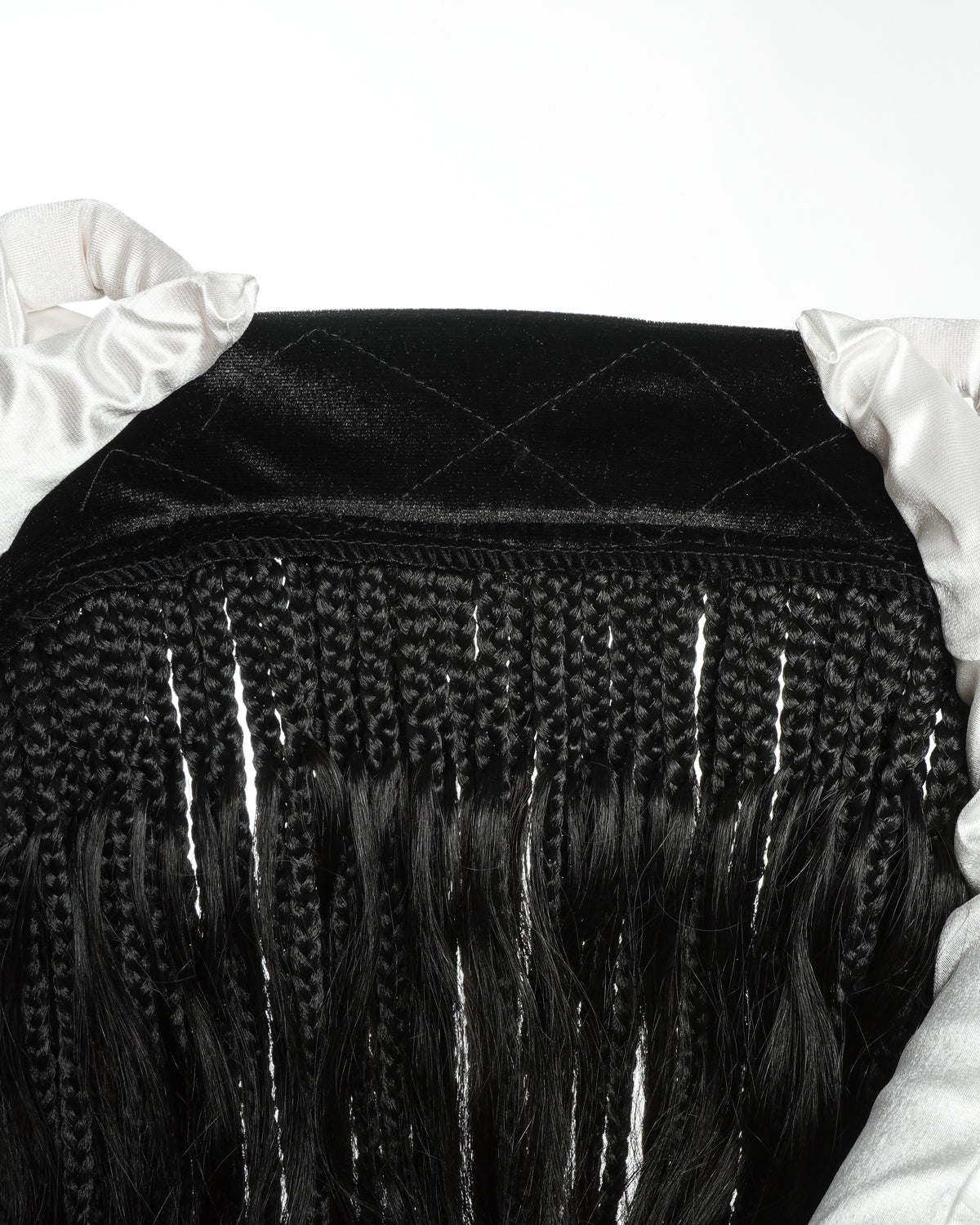 Bande de tresses bohèmes sans colle de 26 po avec boucles Body Wave en cheveux naturels (tresse simple de 22 po)