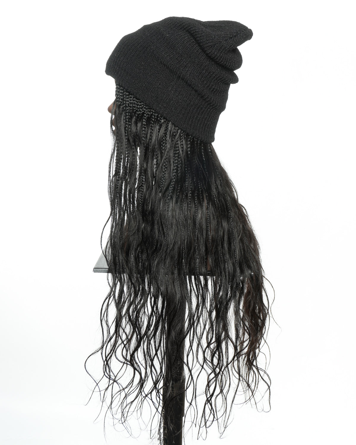 Bande de tresses bohèmes sans colle de 26 po avec boucles Body Wave en cheveux naturels (tresse simple de 22 po)