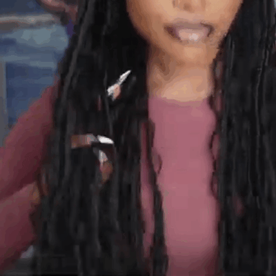 Kiki - Perruque tressée de type "Boho Box Braids" en dentelle suisse HD, pré-décolorée, 36 pouces
