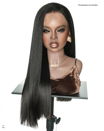 Super Double Drawn Bone Straight 22" 13*4 Lace Frontal 100% Human Hair Wig
