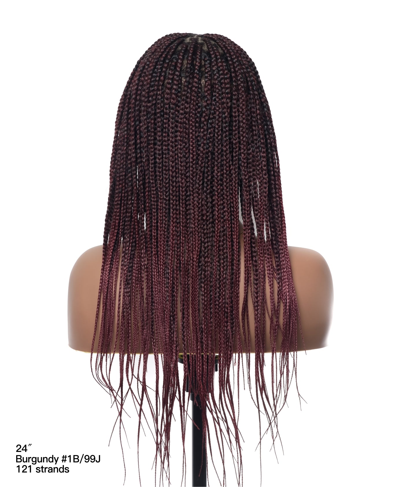 Kora - Pre Bleached Human Hair Lace Lightweight Knotless Swiss HD Lace Box Braided Wig 100 Strands