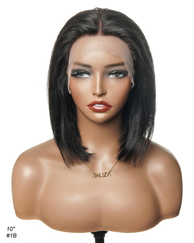 100% Human Hair Glueless Pre Bleached Knots Deep Wave Wig - Pre Plucked（US only）