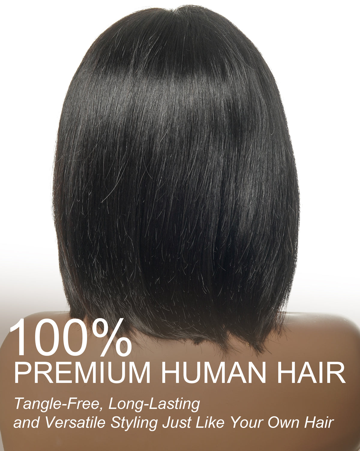 100% Human Hair Glueless Pre Bleached Knots Deep Wave Wig - Pre Plucked（US only）
