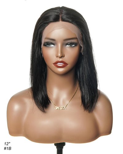 100% Human Hair Glueless Pre Bleached Knots Deep Wave Wig - Pre Plucked（US only）