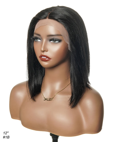 100% Human Hair Glueless Pre Bleached Knots Deep Wave Wig - Pre Plucked（US only）