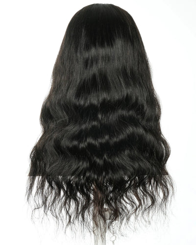 24" 100% Premium Human Hair Body Wave 13*6 Swiss HD Lace Frontal Wig