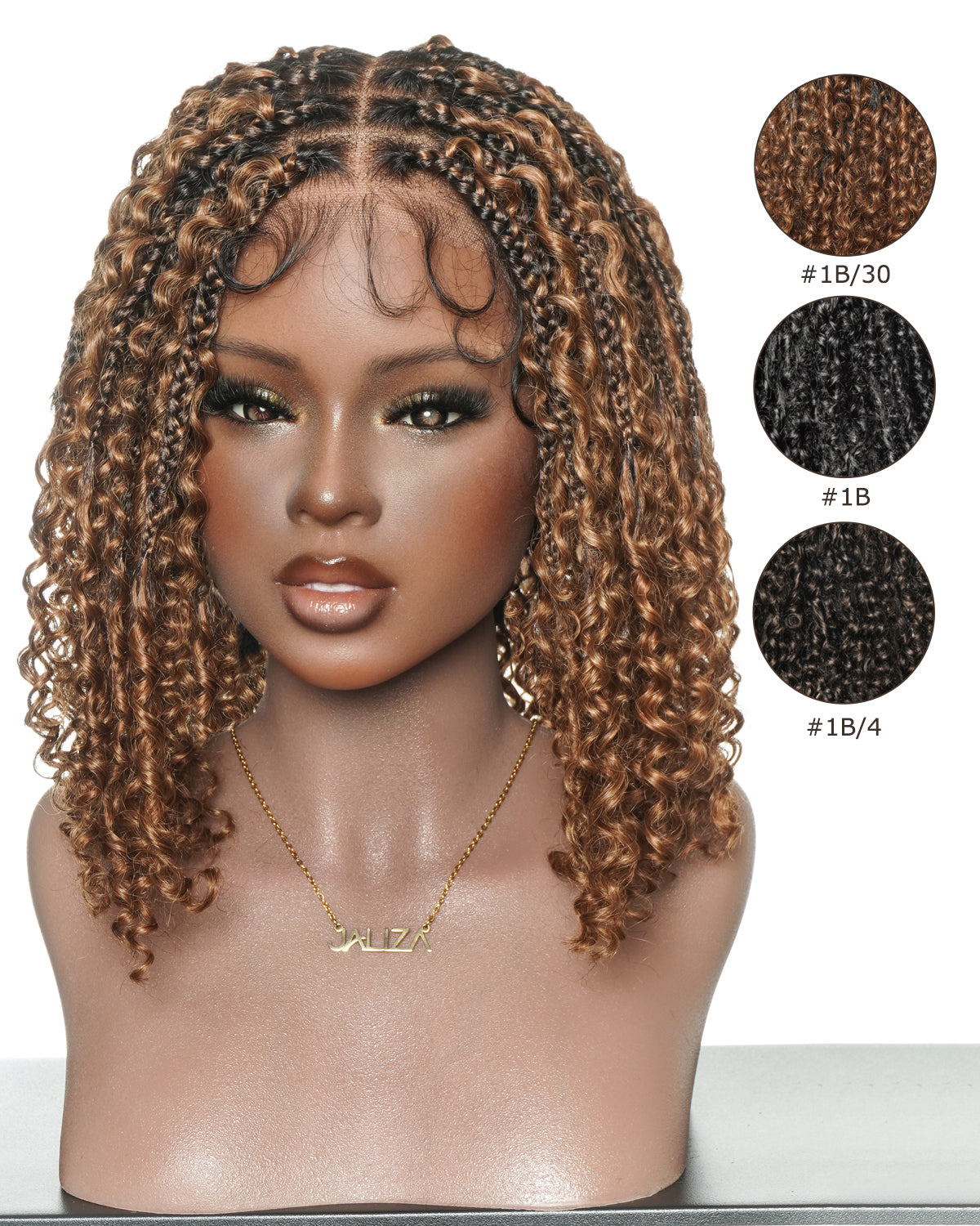Perruque Lulu Bob 12" pré-décolorée, sans colle, en dentelle suisse HD, sans nœuds, style bohème, avec cheveux humains bouclés et ondulés