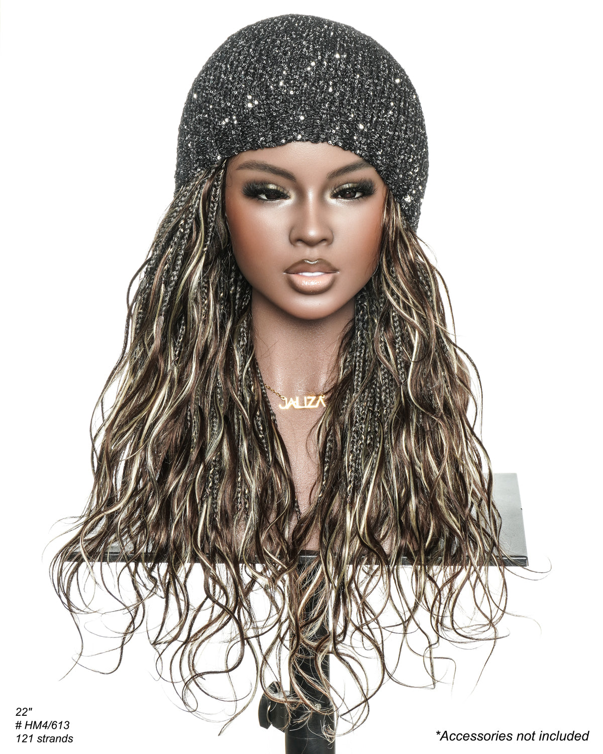 Michelle - Perruque Tressée Boho Miracle Braids Mélange Blond Champagne #4/613