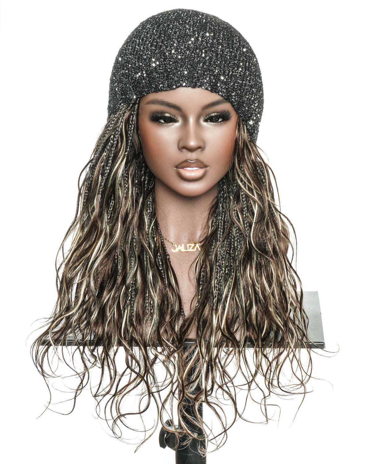 Michelle - Perruque Tressée Boho Miracle Braids Mélange Blond Champagne #4/613