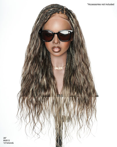 Michelle - Perruque Tressée Boho Miracle Braids Mélange Blond Champagne #4/613