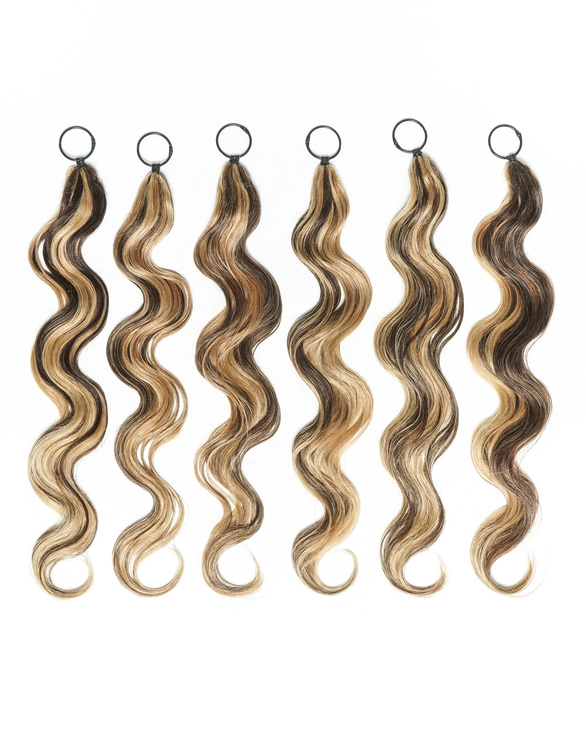 Extensions de cheveux tressés à la main 100 % cheveux humains 18" style plume pour tresses Miracle Knots