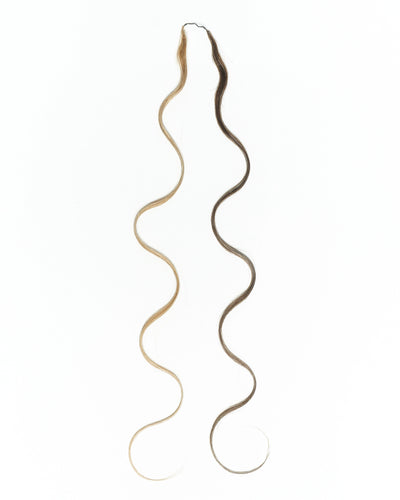 Extensions de cheveux tressés à la main 100 % cheveux humains 18" style plume pour tresses Miracle Knots
