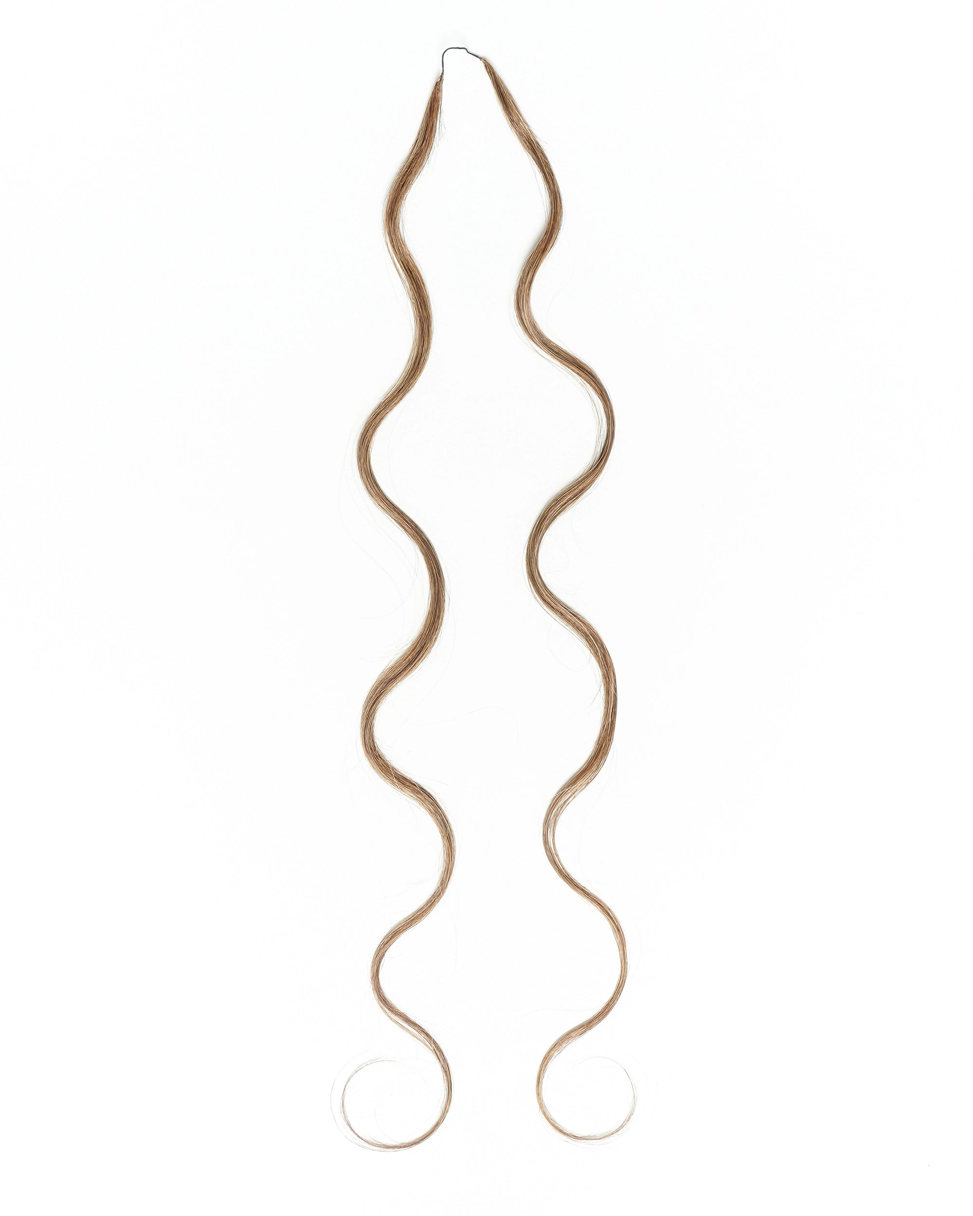 Extensions de cheveux tressés à la main 100 % cheveux humains 18" style plume pour tresses Miracle Knots