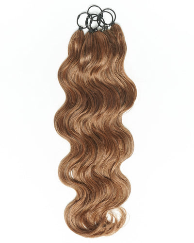 Extensions de cheveux tressés à la main 100 % cheveux humains 18" style plume pour tresses Miracle Knots