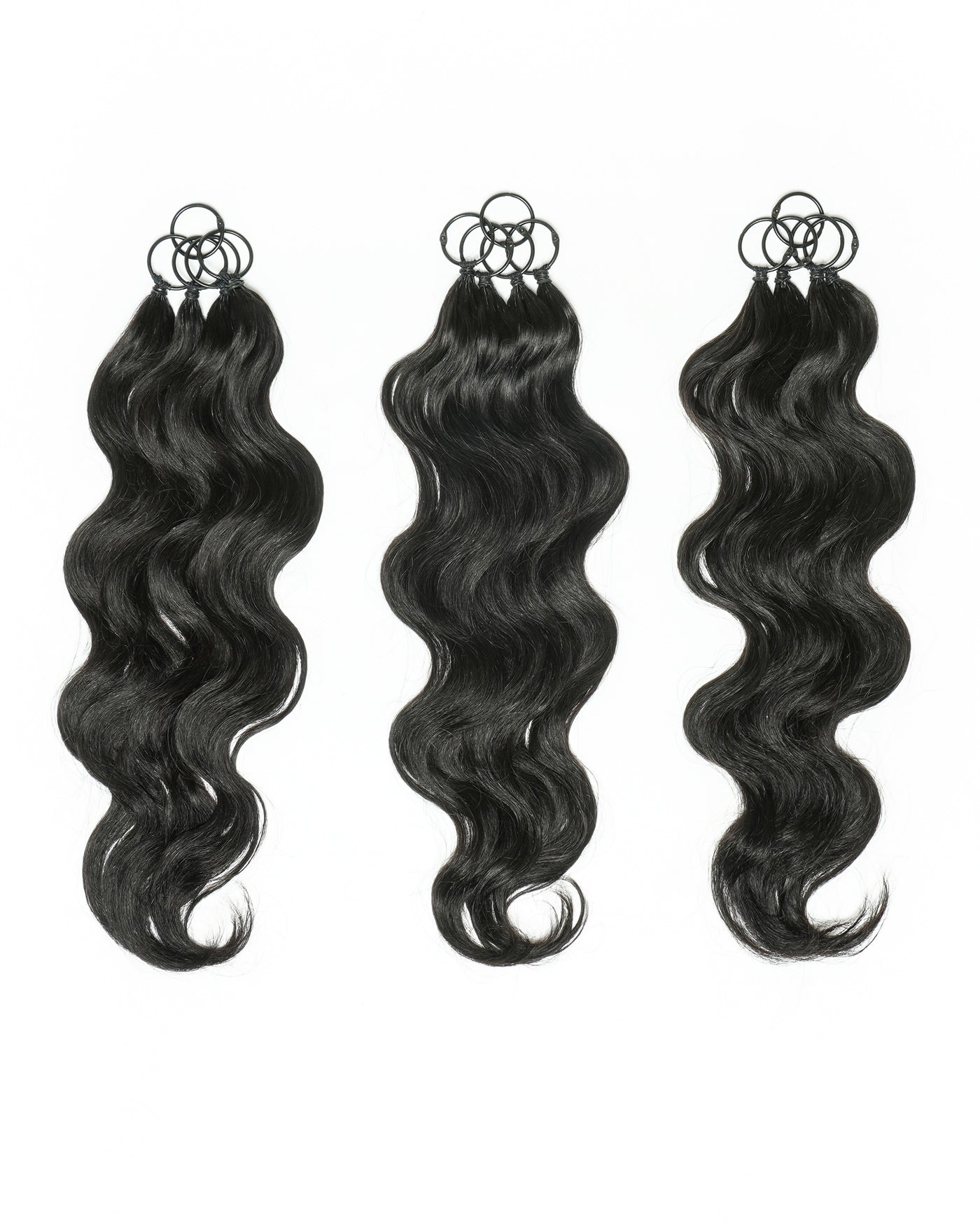 Extensions de cheveux tressés à la main 100 % cheveux humains 18" style plume pour tresses Miracle Knots