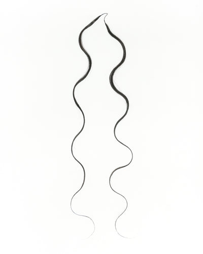 Extensions de cheveux tressés à la main 100 % cheveux humains 18" style plume pour tresses Miracle Knots