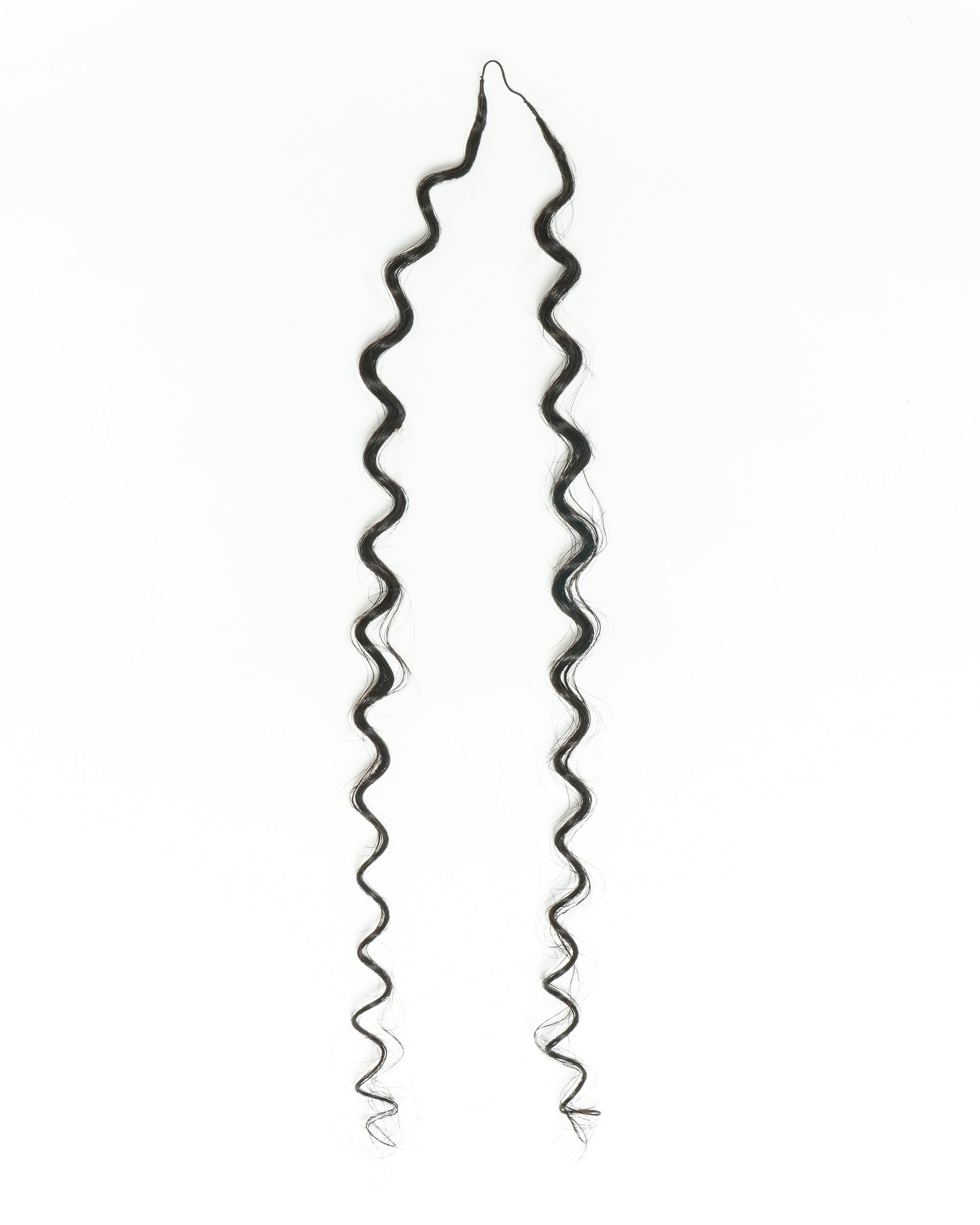 Extensions de cheveux tressés à la main 100 % cheveux humains 18" style plume pour tresses Miracle Knots