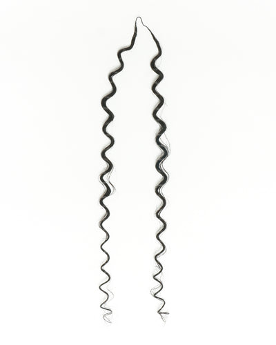 Extensions de cheveux tressés à la main 100 % cheveux humains 18" style plume pour tresses Miracle Knots