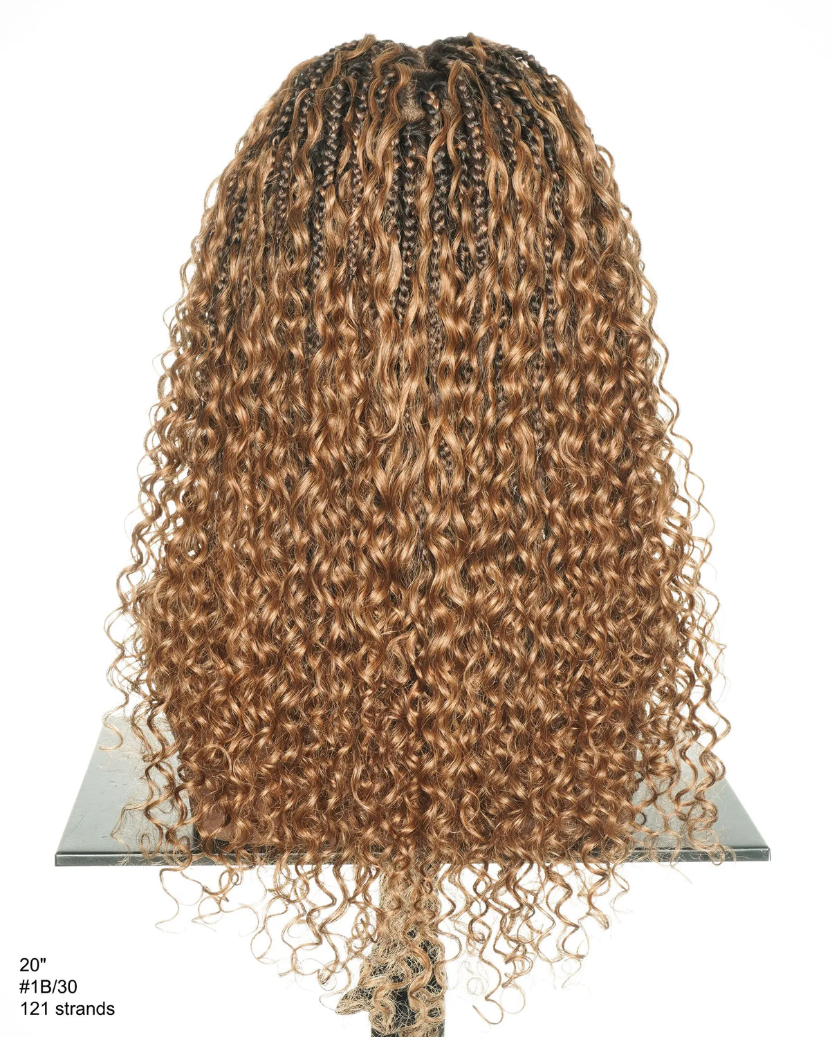 Nami 100% Human Hair Swiss HD Full Lace Water Wave Boho Box Braided Wig