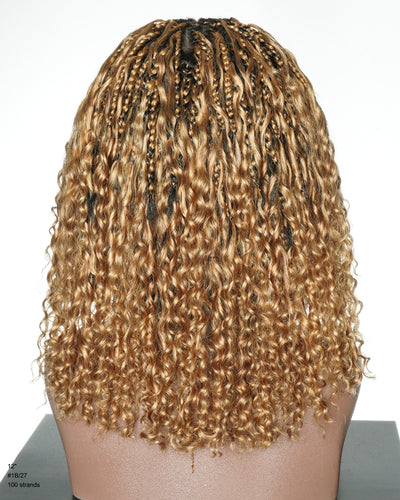 Perruque tressée Nami Bob 30 cm - JALIZA Slip-On™ Water Wave Boho
