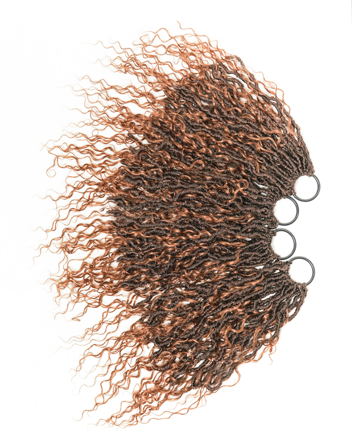 Locks BOHO au crochet pré-bouclées de 18 pouces avec boucles BOHO en cheveux naturels 80 mèches/paquet (5 boucles boho)