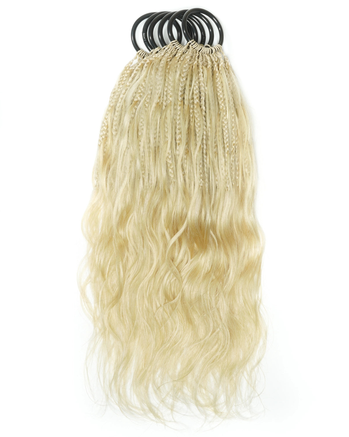 Tresses de style bohème au crochet Ghost Loop™ de 18 pouces avec boucles de cheveux humains
