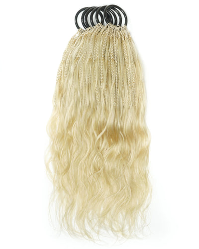 Tresses de style bohème au crochet Ghost Loop™ de 18 pouces avec boucles de cheveux humains