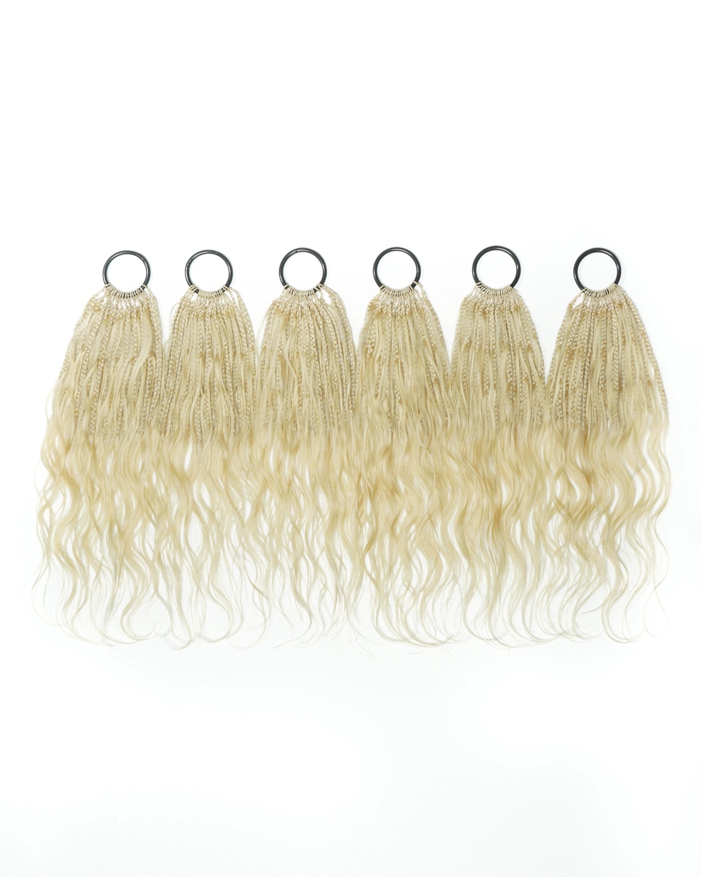 Tresses de style bohème au crochet Ghost Loop™ de 18 pouces avec boucles de cheveux humains