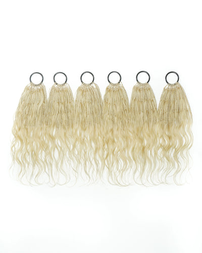 Tresses de style bohème au crochet Ghost Loop™ de 18 pouces avec boucles de cheveux humains