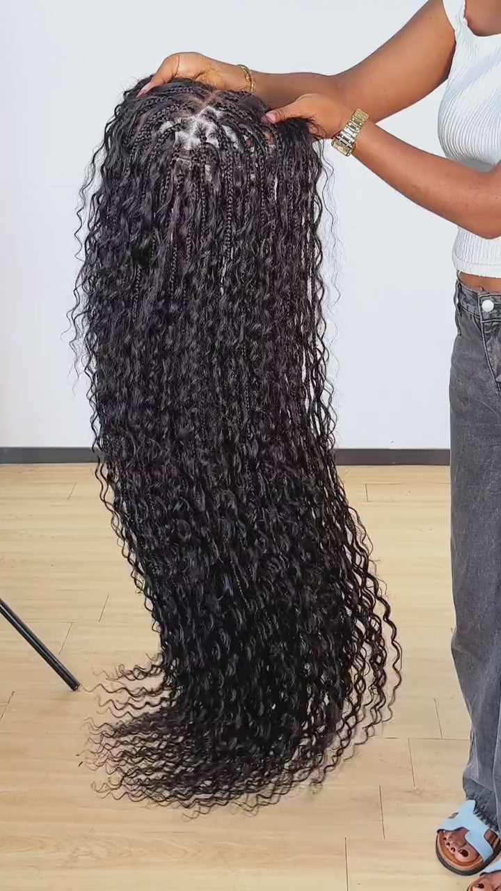 Celia Deep Wave 48" Full Lace Bora Bora Boho Box Braided Wig
