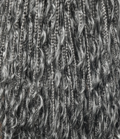 Kiki Tresses au Crochet - 30-75 cm Avec Boucles de Cheveux Humains 100 Brins/Paquet Ondulées Profondes