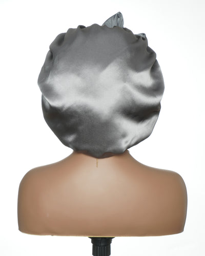 Bonnet de nuit 100 % soie de mûrier pure – Double épaisseur et réversible