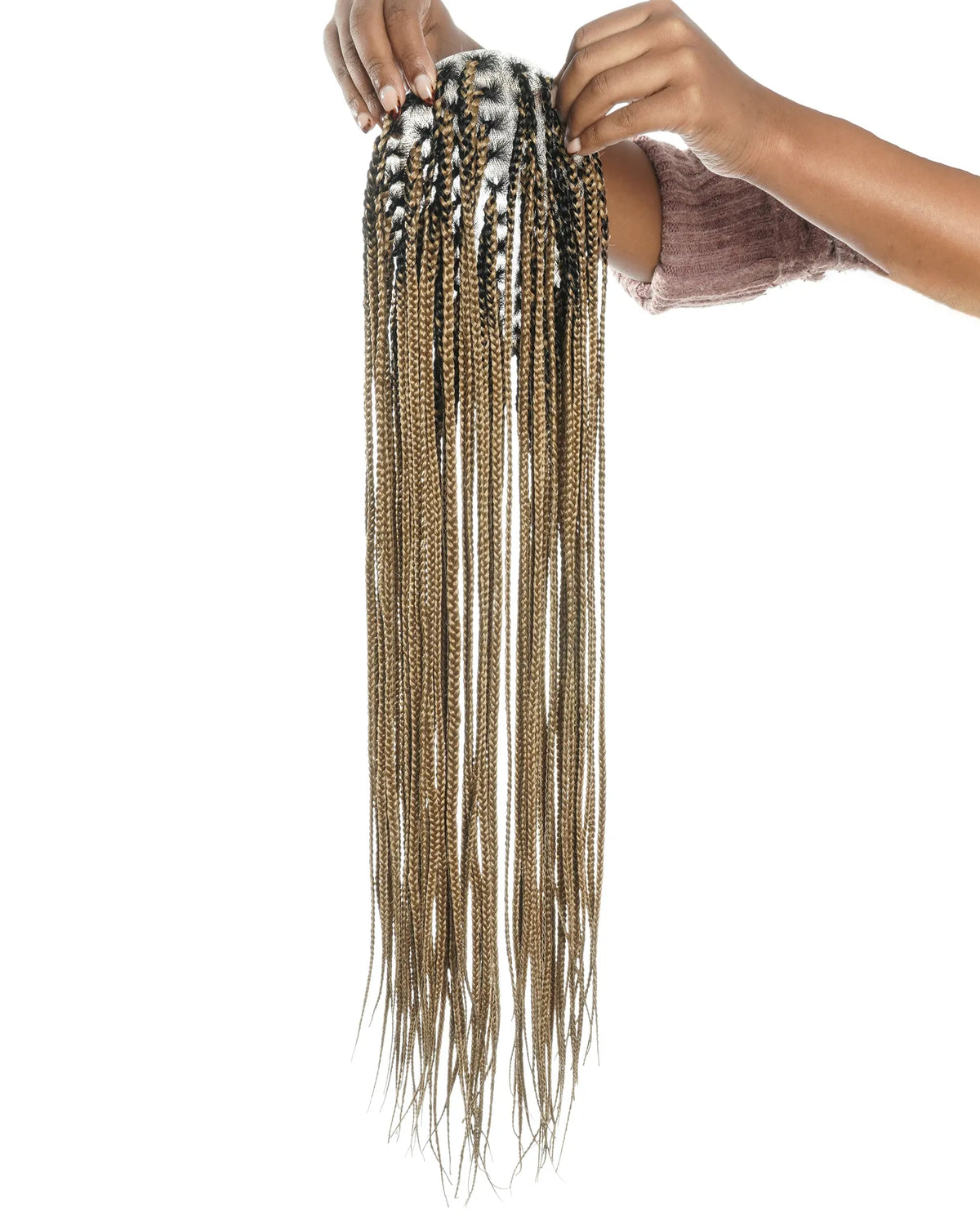 JALIZA braids topper honey blond color