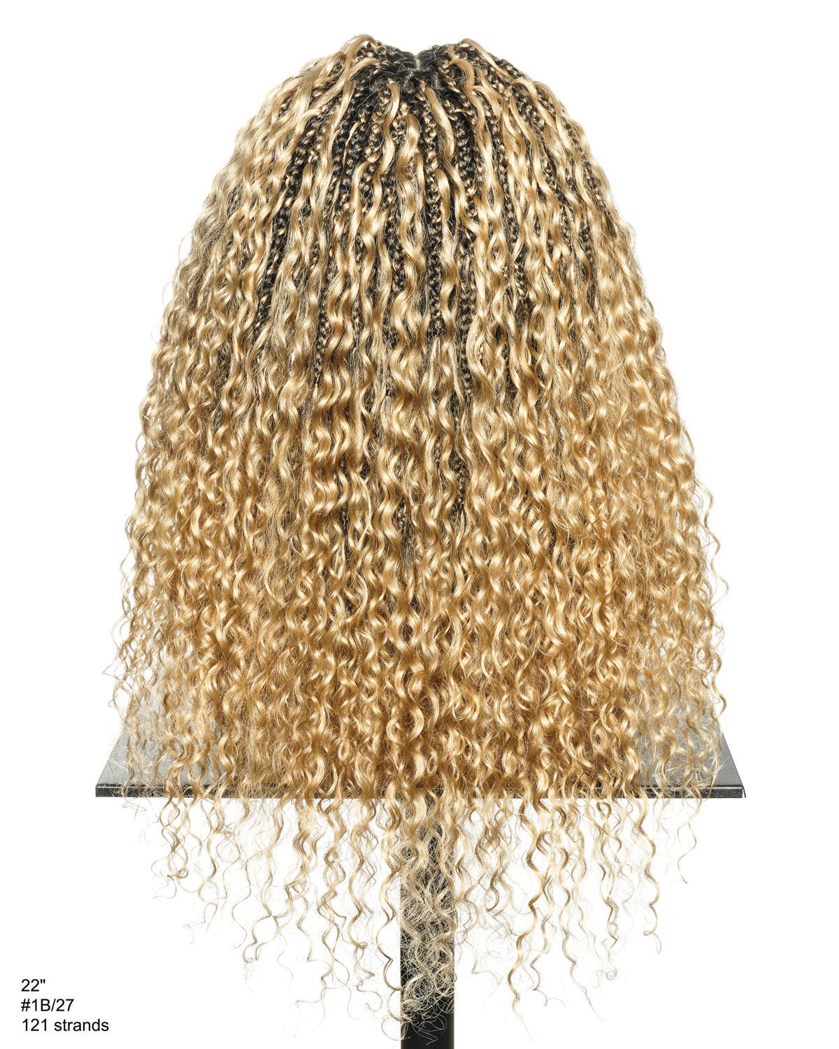 Nami - Bonnet à cordon sans colle Cheveux humains ondulés Boucles pré-décolorées Dentelle HD Suisse Perruque tressée de tresses Boho sans nœuds